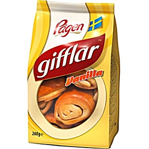 Pagen Gifflar Vanille 260g