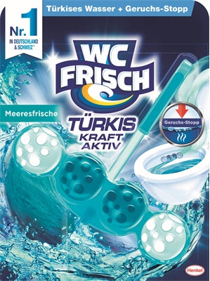 WC Frisch Kraft-Aktiv Türkisspüler Meeresfrische 50g