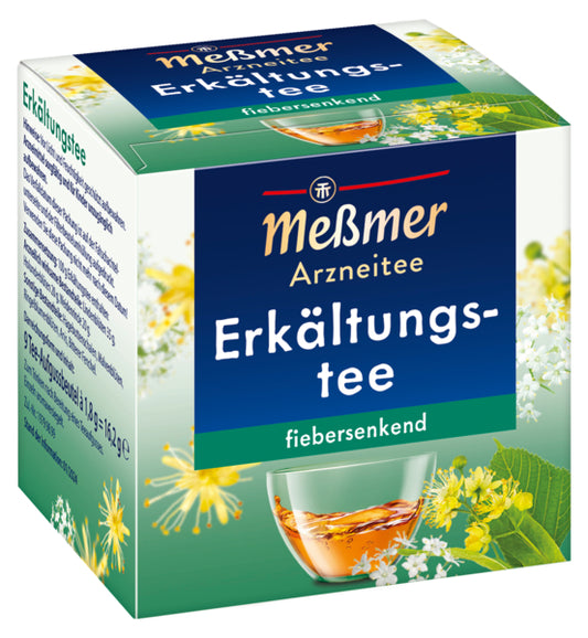 Meßmer Arzneitee Erkältungstee 9ST 16,2g