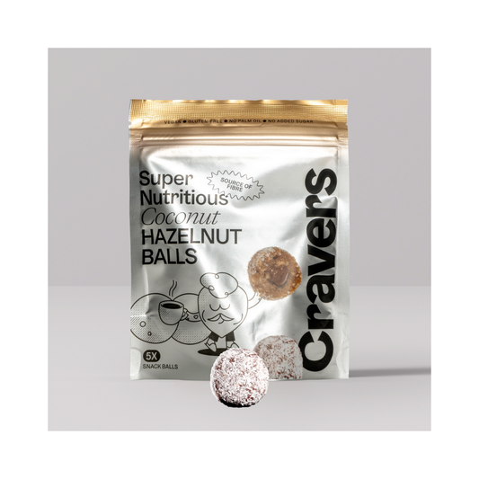 Cravers Kokosnuss Haselnuss Kugeln 60g