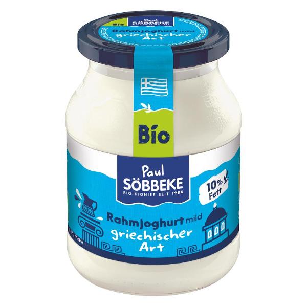 Bio Söbbeke Rahmjoghurt griechischer Art mild 10% 500g MW