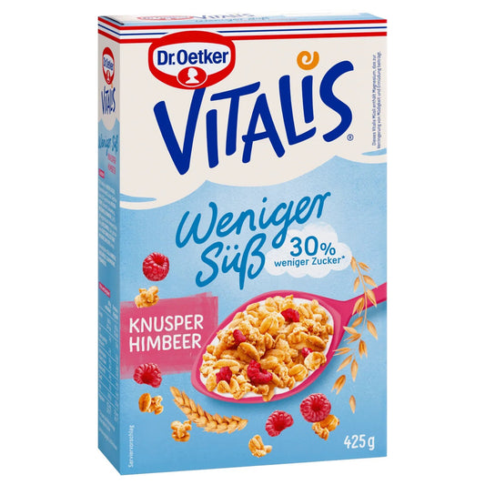 Dr.Oetker Vitalis Knusper Himbeere weniger süß 425g