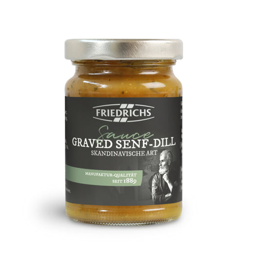 Friedrichs Graved Senf-Dill-Sauce 85ml