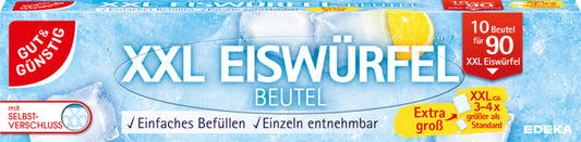 GUT&GÜNSTIG Eiswürfelbeutel XXL 10ST