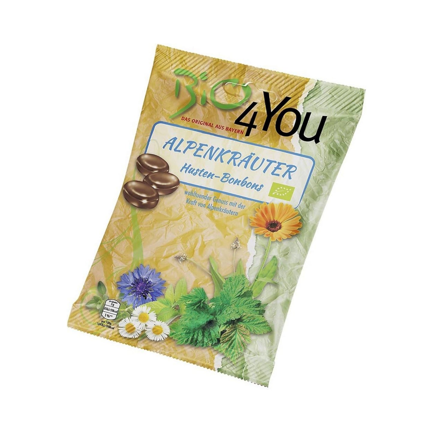 Bio4you Alpenkräuter Husten-Bonbons 75g