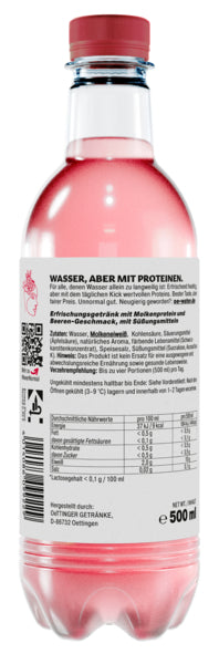 OeWater Protein Soda Rote Beere 0,5l DPG