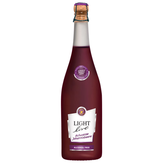 Light Live Sparkling schwarze Johannisbeere 0,75l