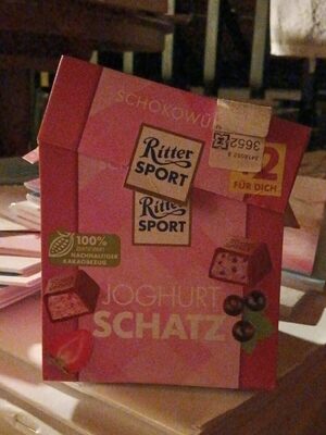 Ritter Sport Schokowürfel Joghurt Schatz 176g+16g