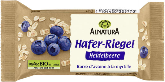 Bio Alnatura Hafer Riegel Heidelbeere 60g