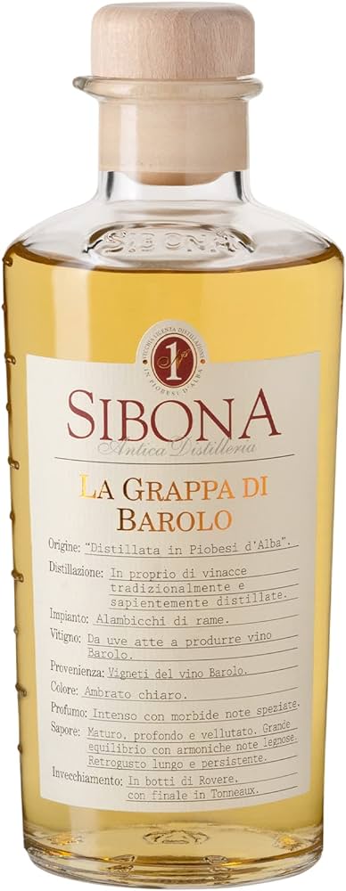 Sibona Grappa di Barolo 40% 0,5l