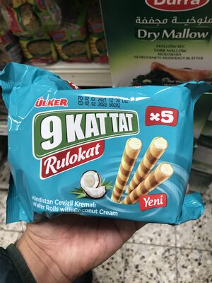 Ülker Rulokat Waffelröllchen Kokosnuss 5x30g