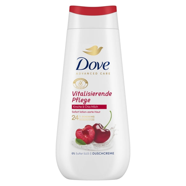 Dove Advanced Care Pflegedusche vitalisierende Pflege Kirsche & Chia Milch 225ml