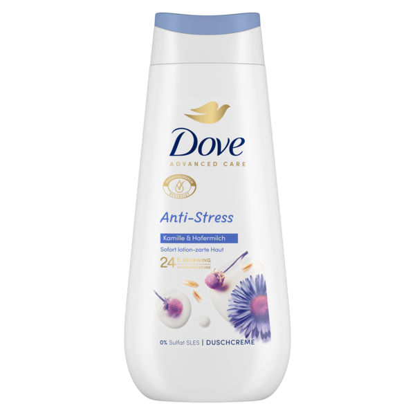 Dove Advanced Care Pflegende Duschcreme Anti-Stress mit Kamille & Hafermilch 225ml