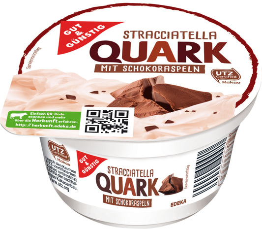 GUT&GÜNSTIG Fruchtquark mit Schokoraspeln Stracciatella 200g