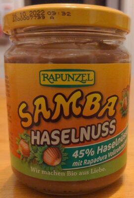 Bio Rapunzel Samba Haselnuss 250g