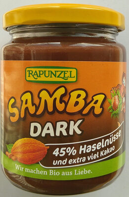 Bio Rapunzel Samba Dark Zartbitter 250g