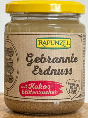 Bio Rapunzel Gebrannte Erdnüsse mit Kokusblütenzucker 250g