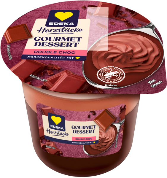 EDEKA Herzstücke Gourmet Dessert Double Choc 190g