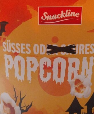 Snackline Geister-Eimer Popcorn süß 250g