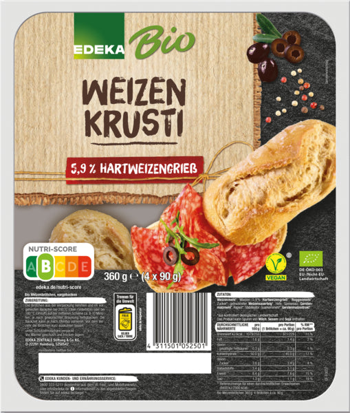 Bio EDEKA Weizen Krusti 360g