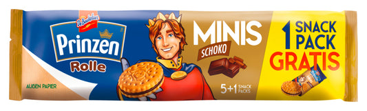 De Beukelaer Prinzen Rolle Minis Schoko 5+1ST 225g