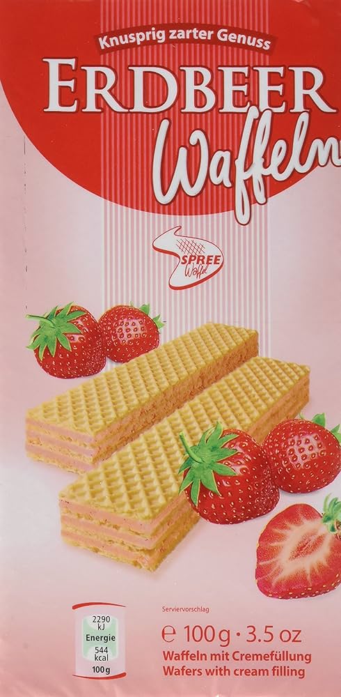 Spreewaffel Erdbeer-Cremewaffeln 100g