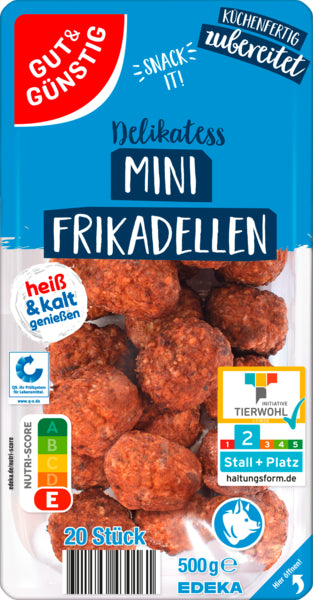 GUT&GÜNSTIG Mini-Frikadellen 500g QS ITW