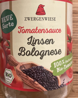 Bio Zwergenwiese Tomatensauce Linsen Bolognese vegan 340ml