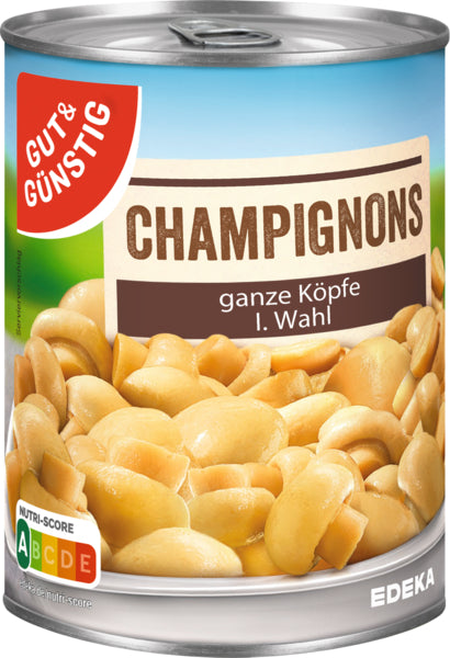 GUT&GÜNSTIG Champignons 1.Wahl 400g