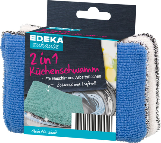 EDEKA zuhause 2in1 Küchenschwamm