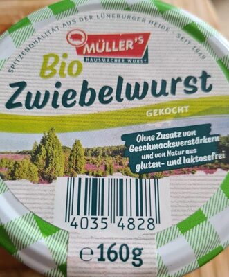 Bio Müllers Zwiebelwurst 160g