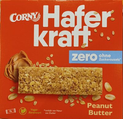 Corny Haferkraft zero Peanut Butter 4ST 140g