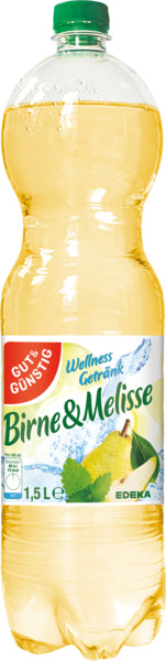 GUT&GÜNSTIG Wellnessgetränk Birne-Melisse 1,5l DPG