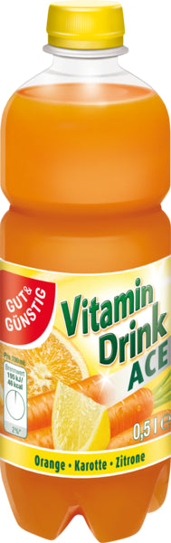 GUT&GÜNSTIG Vitamin-Drink ACE Orange,Karotte,Zitrone 0,5l DPG