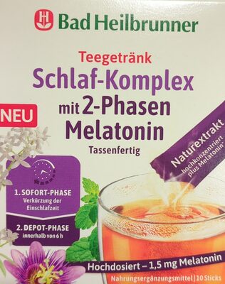 Bad Heilbrunner Schlaf-Komplex mit 2-Phasen Melatonin 10ST 10g