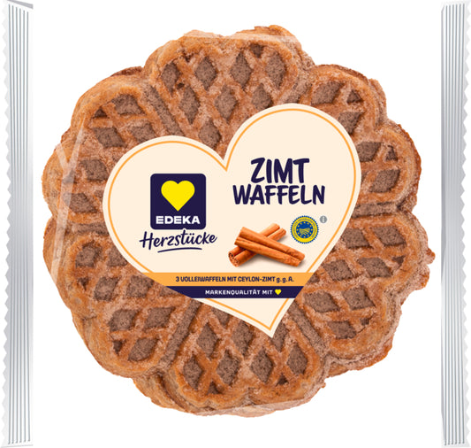 EDEKA Herzstücke Herzwaffeln mit Zimt 165g