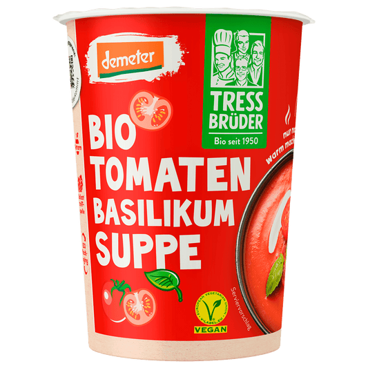 Demeter Tress Brüder Tomaten Basilikum Suppe 450ml