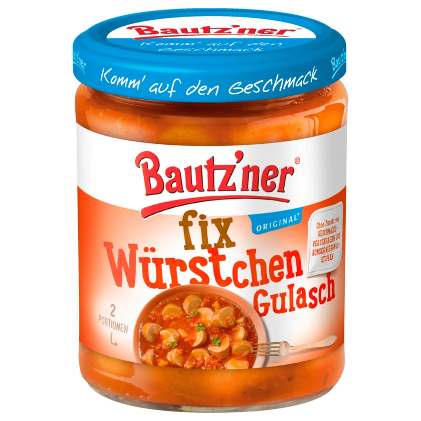 Bautzner Fix Würstchen Gulasch 500g