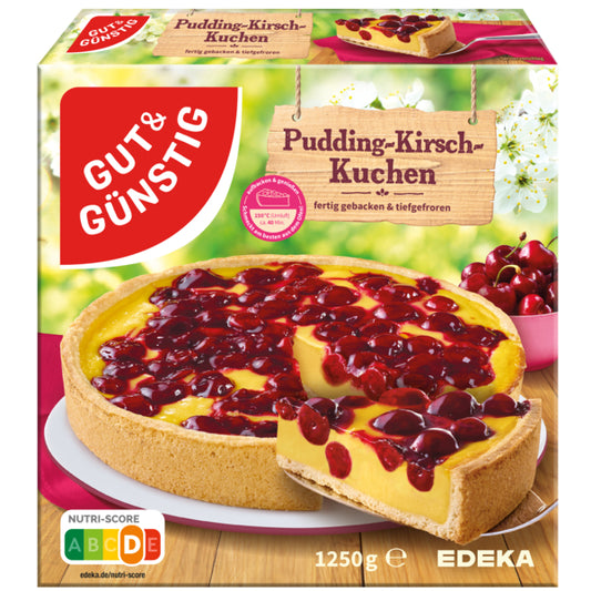 GUT&GÜNSTIG Pudding-Kirsch-Kuchen 1250g