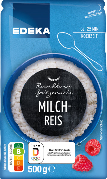 EDEKA Milch-Reis Rundkorn Spitzenreis 500g