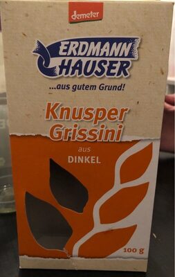 Demeter Erdmann Hauser Grissini Dinkel 100g