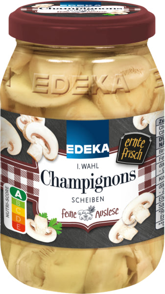 EDEKA Herzstücke Champignons Scheiben 1.Wahl 280g