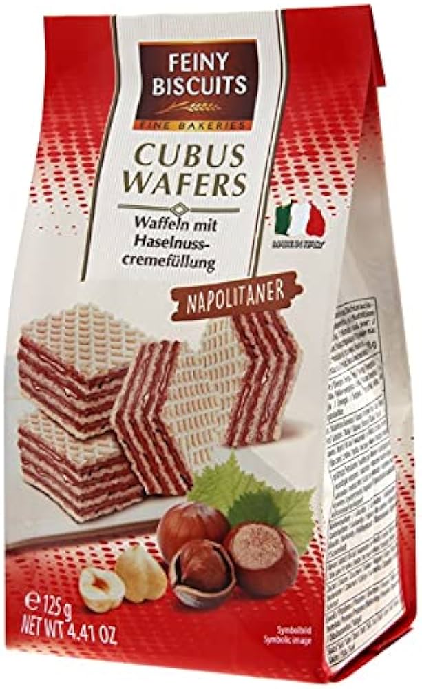 Feiny Biscuits Cubus Wafers Napolitaner 125g