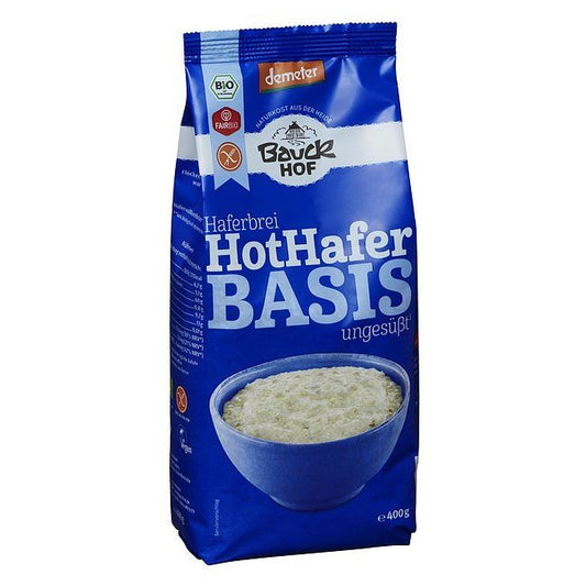 Demeter Bauck Mühle Hot Hafer Basis Glutenfrei 400g