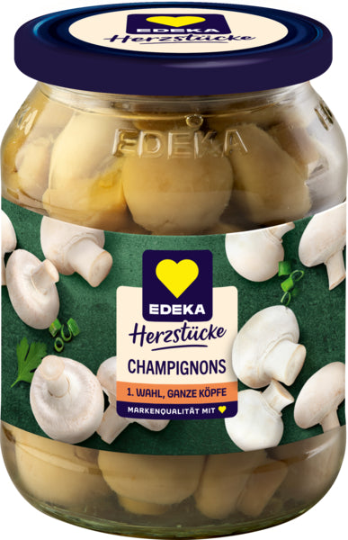 EDEKA Herzstücke Champignons 1.Wahl ganze Köpfe 330g