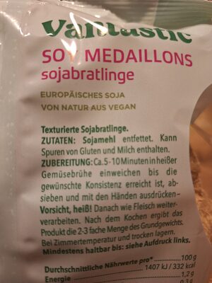 Vantastic Soy Medaillons 200g