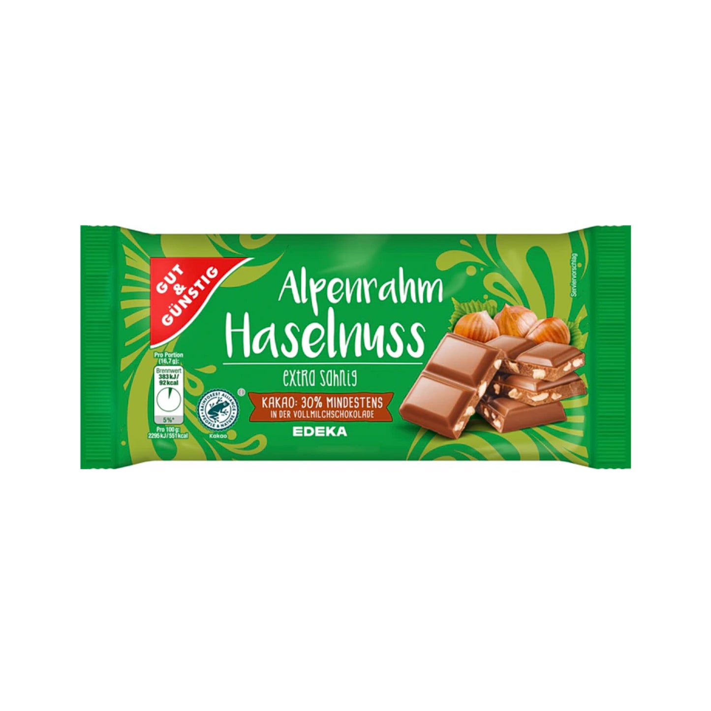 GUT&GÜNSTIG Alpenrahm Haselnuss 100g