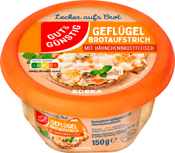 GUT&GÜNSTIG Brotaufstrich Geflügel 150g