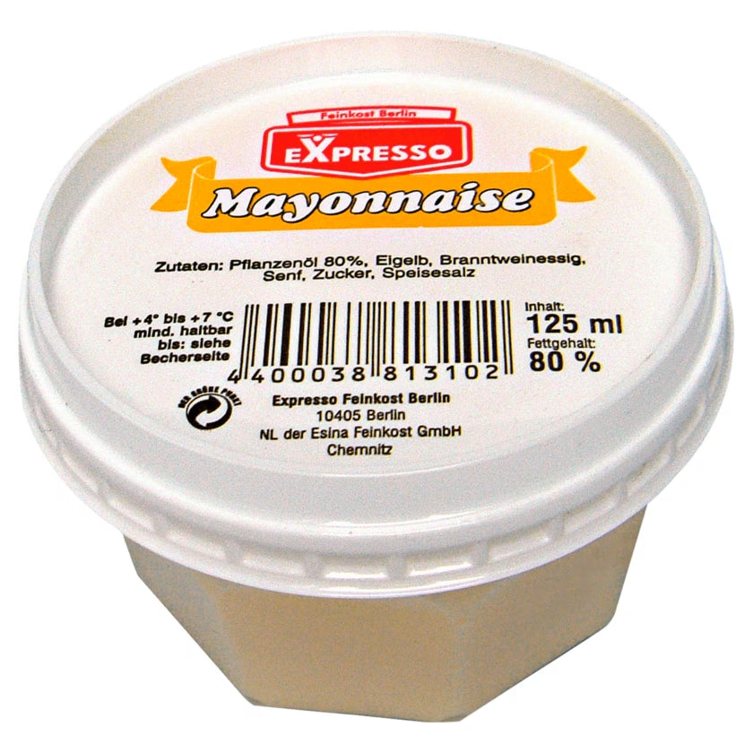 Expresso Mayonnaise 80% 125ml