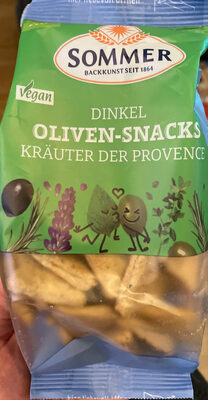 Bio Sommer Dinkel Oliven-Snacks mit Kräutern der Provence 150g